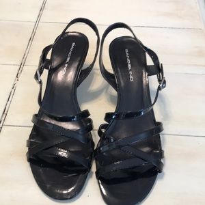 Bandolino Black Patent Kitten Heals